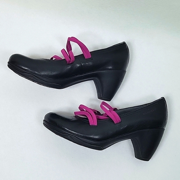 Merrell Cycling Black Evera Cross Strap Heels Size 5 - Picture 4 of 7